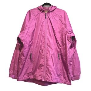 Cold Storage‎ Foul Weather Gear For Her Rain Coat Purple XL Polyester Gorpcore